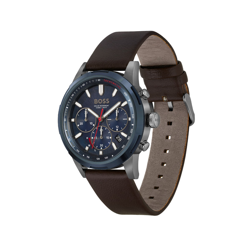 Mens Solar Boss 1514030 Watch – Quality Chronograph Shop Watch Solgrade