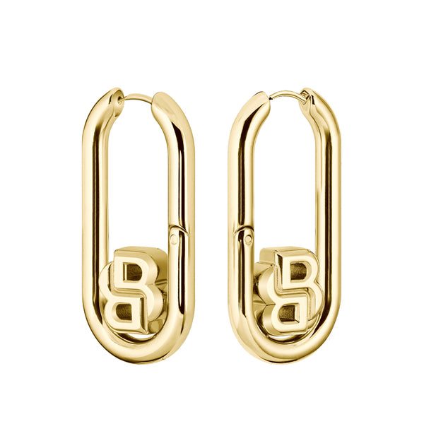 Ladies Double B Swing Earrings 1580629