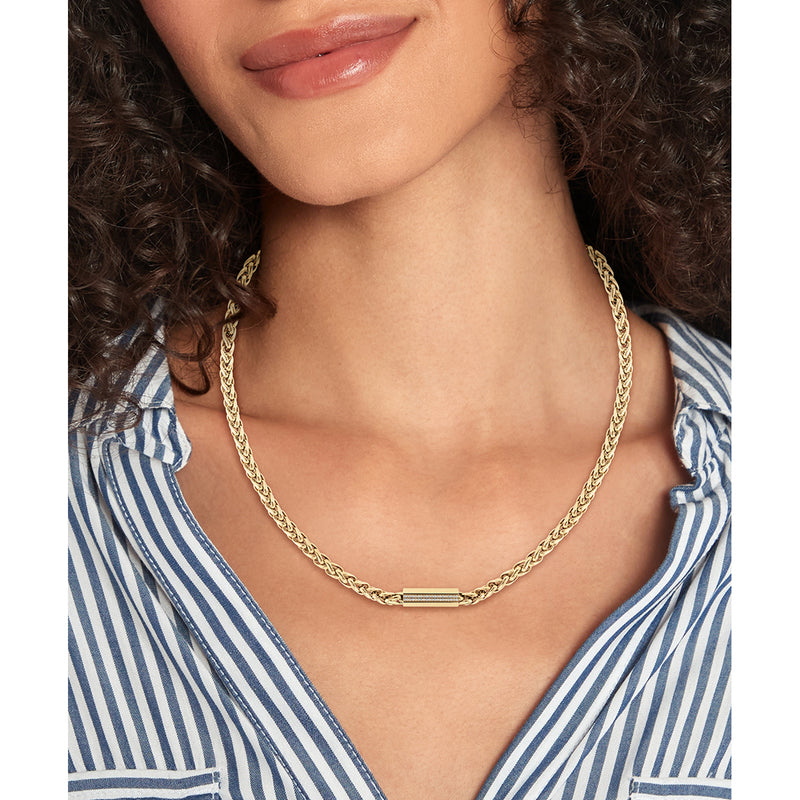 Ladies Tommy Hilfiger Gold Plated Chain Necklace 2780873