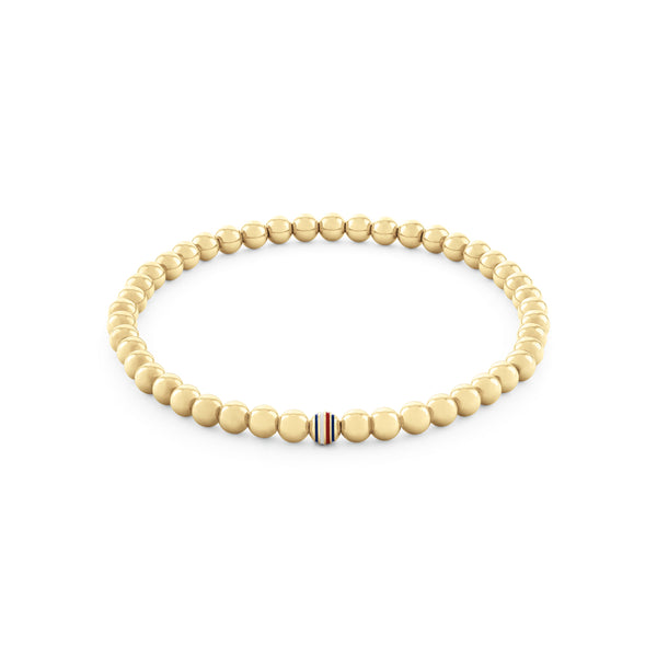 Ladies Tommy Hilfiger Gold Plated Metal Beads Bracelet 2780938