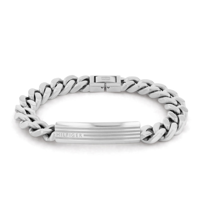 Mens Tommy Hilfiger Stainless Steel ID Bracelet 2790345