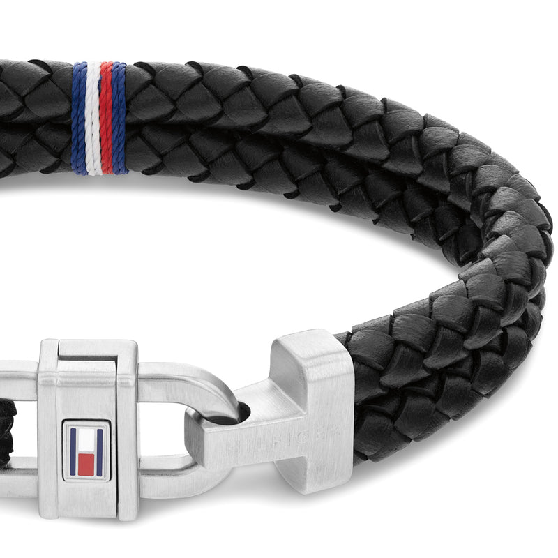 Mens Tommy Hilfiger Leather Bracelet 2790361