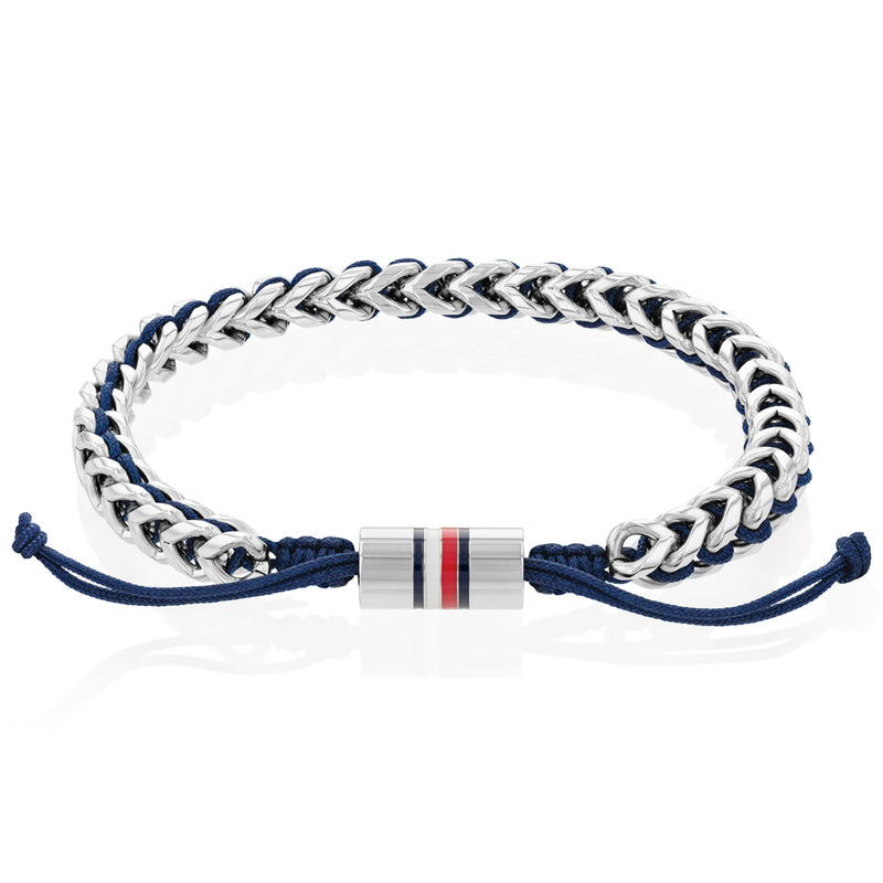 Mens Tommy Hilfiger Braided Metal Bracelet 2790511