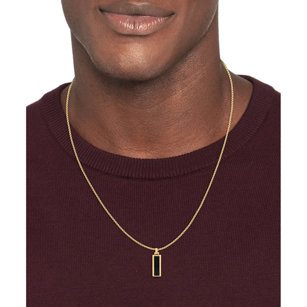 Mens Tommy Hilfiger Gold Plated Semi Precious On Metal Necklace 2790541