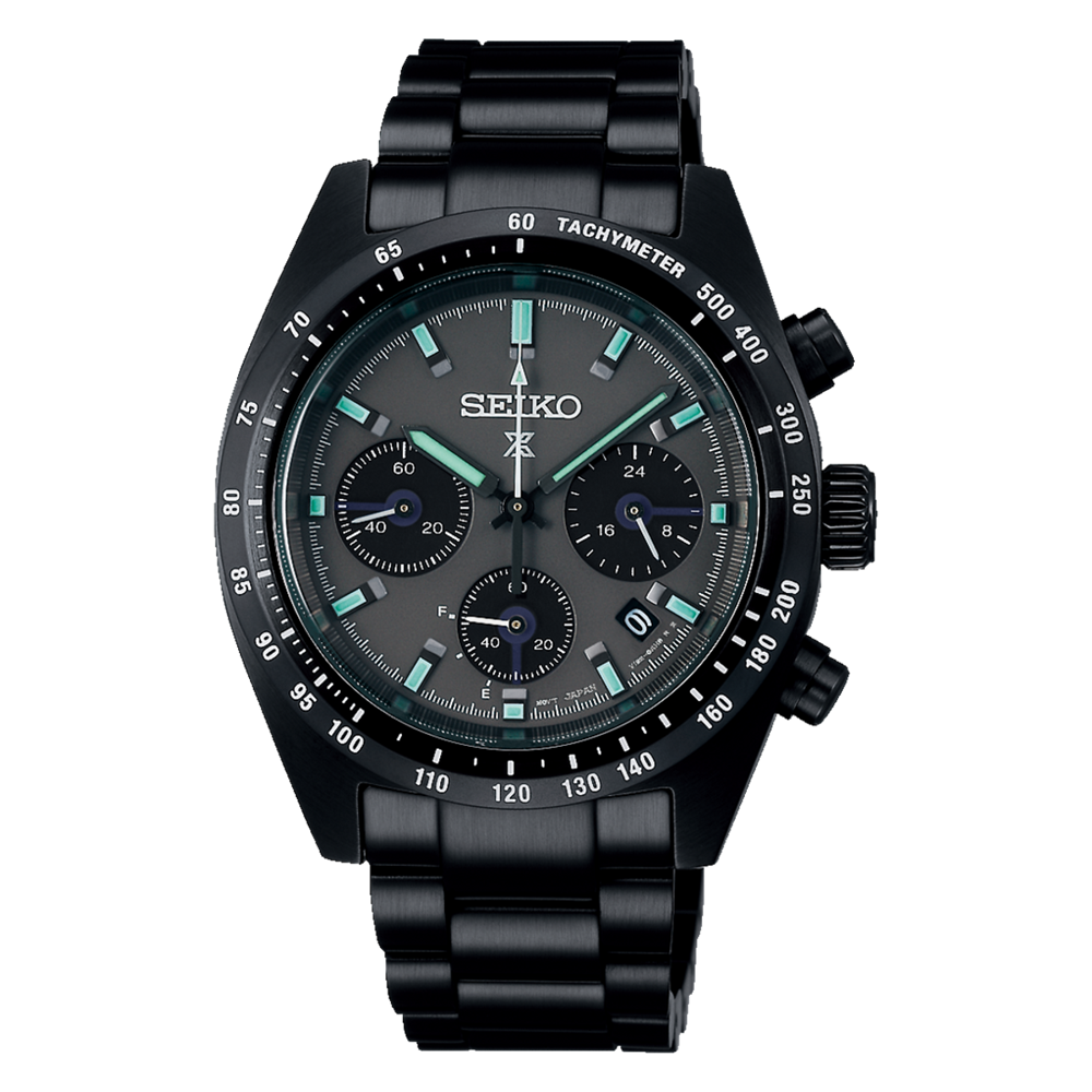 Seiko Prospex Black Series Night Speedtimer Solar Watch SSC917P1 ...
