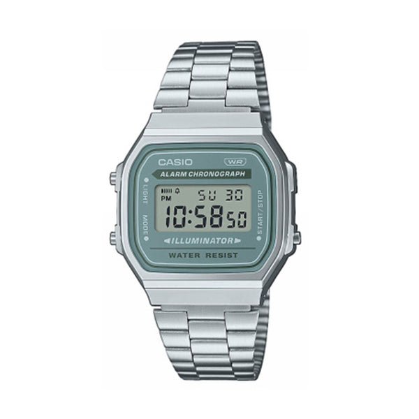 Casio Unisex Alarm Chronograph Digital Watch A168WA-3AYES