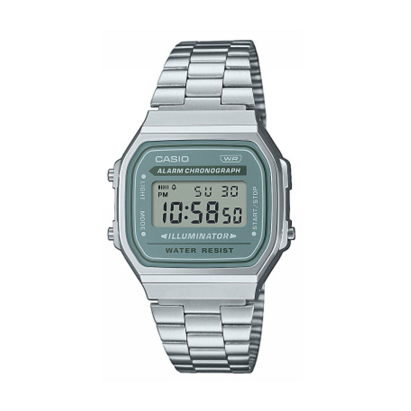 Casio Unisex Alarm Chronograph Digital Watch A168WA-3AYES