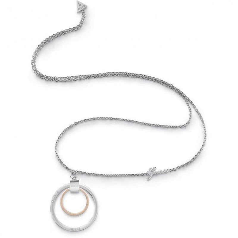 Guess Ladies Eternal Circle Necklace UBN29033